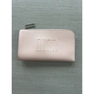 Christian Dior Novelty Makeup Cosmetic Pouch Bag Pink